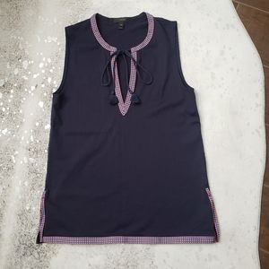 Jcrew tank top blue navy.